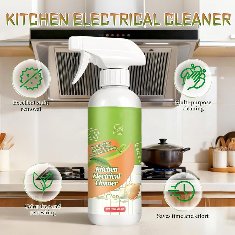 Berthg Natural Enzyme Formula to Household Appliances,Fly Clease Multi-Purpose Cleaner, Natural Enzyme Formula for Household Appliances, Multi-Purpose Cleaner for Hood, Oven, Stove & More (2) - Image 2